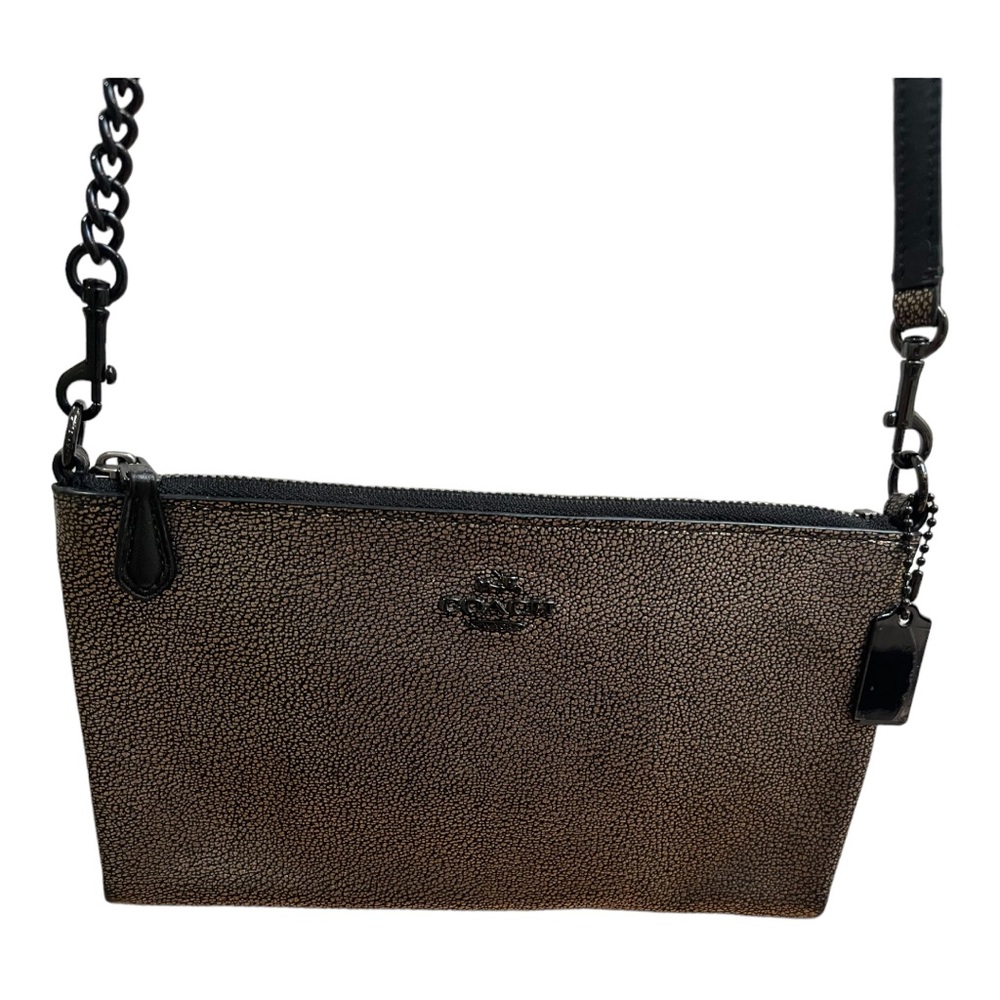 Coach metallic Cross body purse